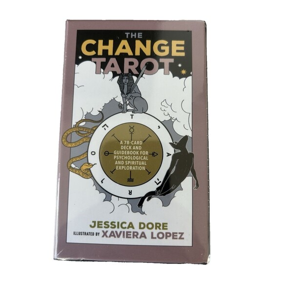 Change Tarot  A 78-Card Deck & Guidebook Psychological & Spiritual Exploration - Picture 1 of 7